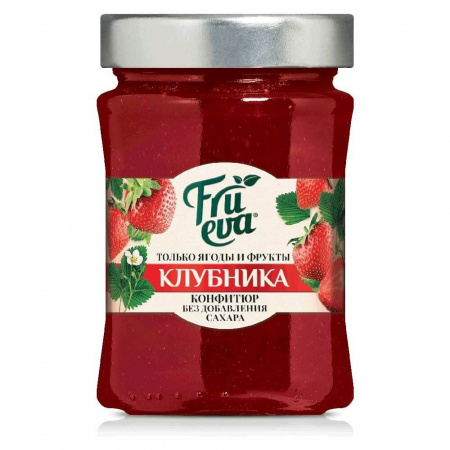 Конфитюр Frueva "Клубничный", 310 гр