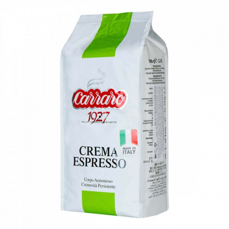 Кофе Carraro "Crema espresso", в зернах, 1000 гр