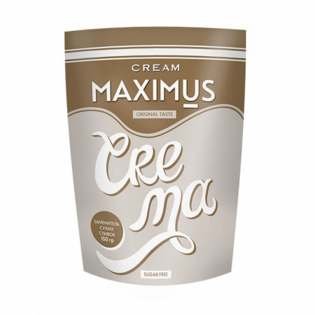 Заменитель сухих сливок Maximus "Crema", быстрорастворимый, 150 гр