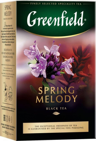 Чай Greenfield "Spring Melody", черный листовой, 100 гр
