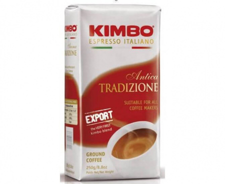 КОФЕ МОЛОТЫЙ EXPORT, 250 Г, KIMBO