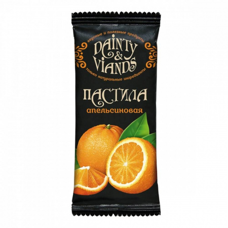 Батончик Dainty & Viands "Пастила апельсиновая", 40 гр