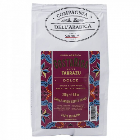 Кофе Compagnia Dell`arabica "Costa Rica Tarrazu", в зёрнах, 250 гр