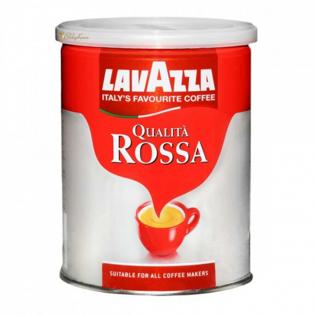Кофе Lavazza "Qualita Rossa", молотый, 250 гр, ж/б