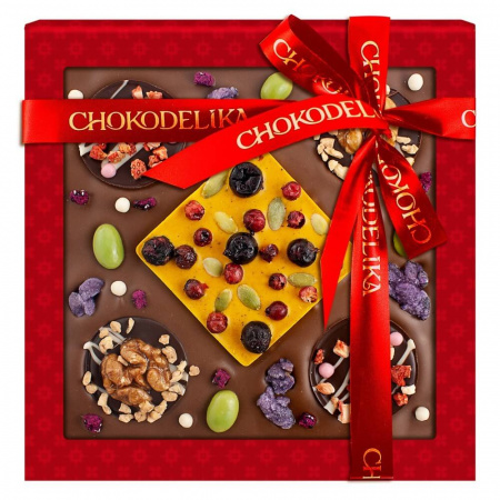 Шоколад Chokodelika "Кватро", фигурный, 220 гр