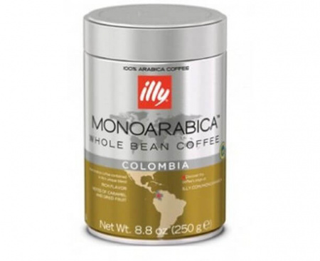 Кофе в зернах МОНОАРАБИКА - Колумбия, 250 г, Illy