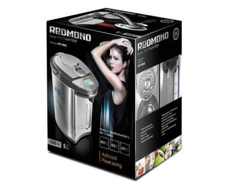 Термопот RTP-M802, 5 л, нержавеющая сталь, REDMOND