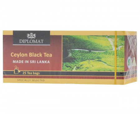 Чай черный классический Black Tea Classic Blend, 25 пакетиков, DIPLOMAT