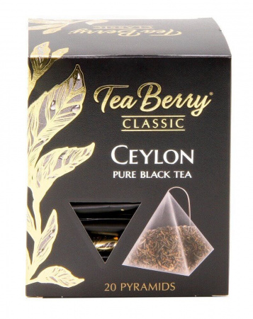 Чай Tea Berry "Цейлон", черный, 20 пирамидок
