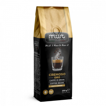 Кофе Must "Cremoso oro", в зернах,250 гр
