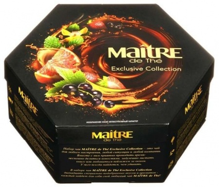 Чай Maitre "Exclusive Collection", набор ассорти, 60 пакетиков