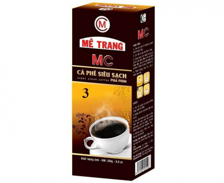 КОФЕ МОЛОТЫЙ SUPER CLEAN MC3, 250 Г, ME TRANG