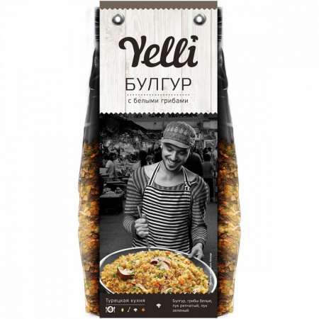Булгур Yelli "С белыми грибами", 250 гр