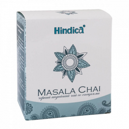 Чай Hindica "Masala Chai", черный листовой со специями, 70 гр