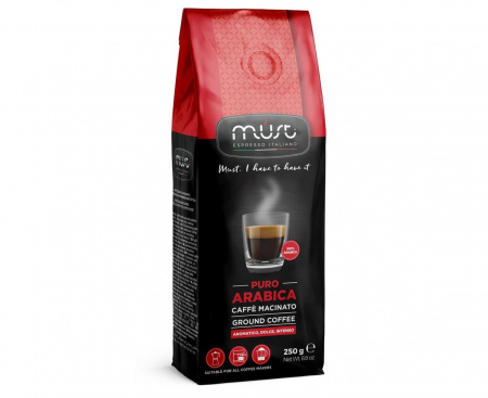 КОФЕ МОЛОТЫЙ PURE ARABICA, 250 Г, MUST