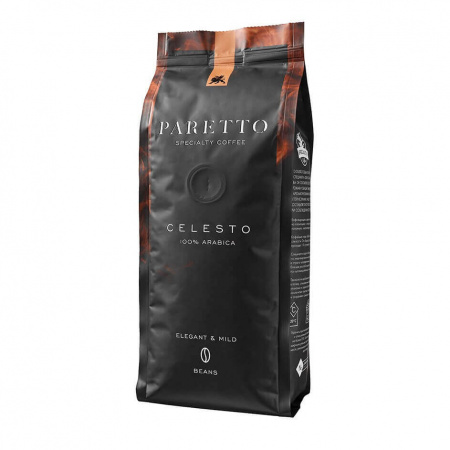 Кофе Paretto "Celesto", свежеобжаренный, в зёрнах, 250 гр