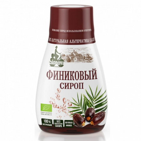 Сахарозаменитель Bionova "Сироп финиковый", органический, 230 гр