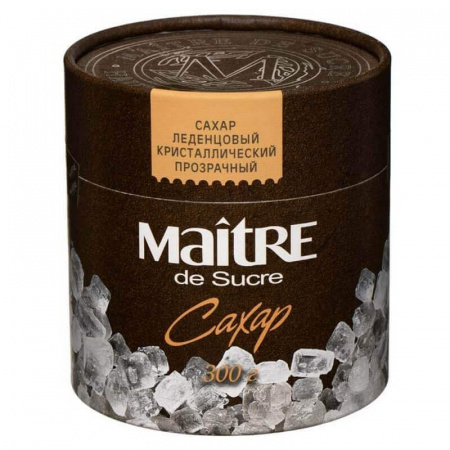 Сахар Maitre "Леденцовый прозрачный", кристаллический, 300 гр