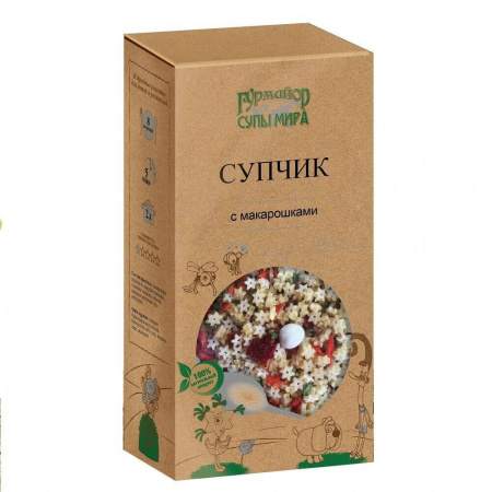 Суп Супы мира "Супчик с макарошками", 210 гр