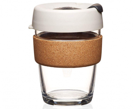Кружка Filter, 340 мл, белая, стекло, KeepCup
