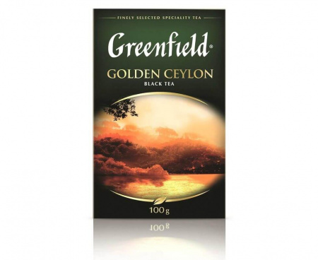 Чай черный Golden Ceylon, 100 г, Greenfield