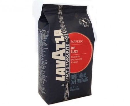 Кофе в зернах Top Class, пакет 1 кг, Lavazza