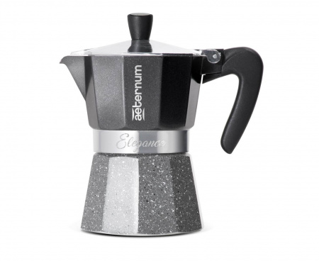 Гейзерная кофеварка Aeternum Elegance Nera, 6008, на 6 чашек, Bialetti