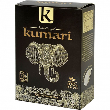 Чай Wisdom of Kumari "Высокогорный", чёрный крупнолистовой, 100 гр
