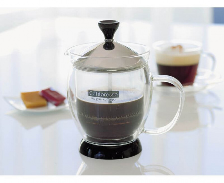 Кофейник с прессом Hario CPW-2SV, 240 мл, стекло, Hario
