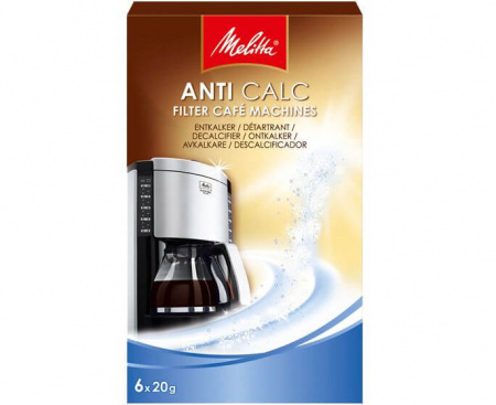Очиститель от накипи для фильтр-кофеварок, 6х20 г, Melitta