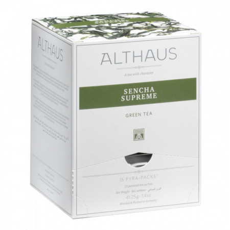 Чай Althaus "Sencha Supreme", зеленый, 15 пирамидок
