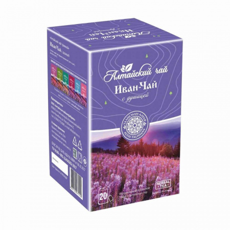 Чай Алтайский чай "Иван-чай с душицей", травяной, 20 пакетиков