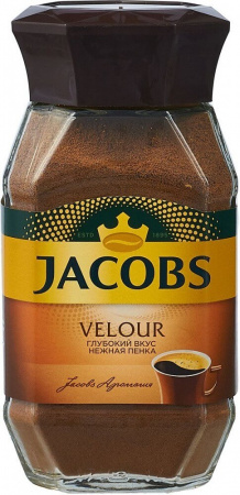 Кофе Jacobs "Velour", растворимый, 95 гр