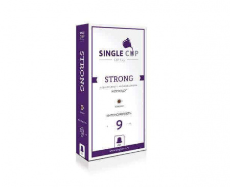 Кофе в капсулах Strong, 10 шт., Singlecup