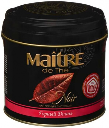 Чай Maitre "Горный Диань", черный среднелистовой, 100гр