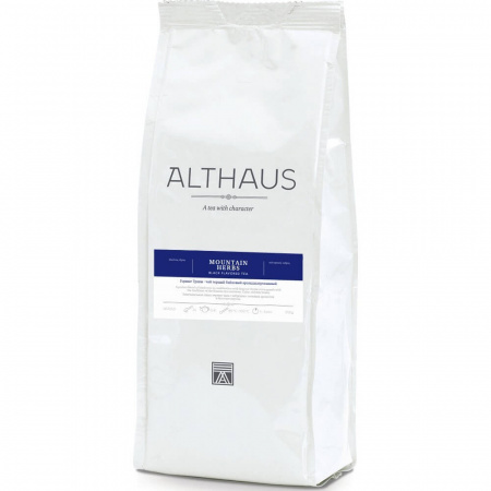 Чай Althaus "Mountain Herbs", черный листовой с добавками, 250 гр