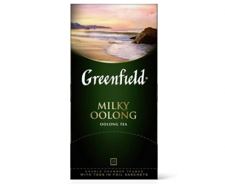 Чай молочный улун Milky Oolong, 25 пакетиков, Greenfield
