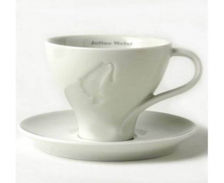 Чашка чайная с блюдцем, слоновая кость, Julius Meinl
