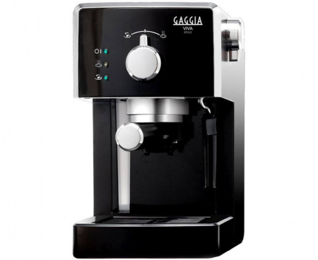 Кофеварка рожковая Viva Style, черная, алюминий/пластик, Gaggia