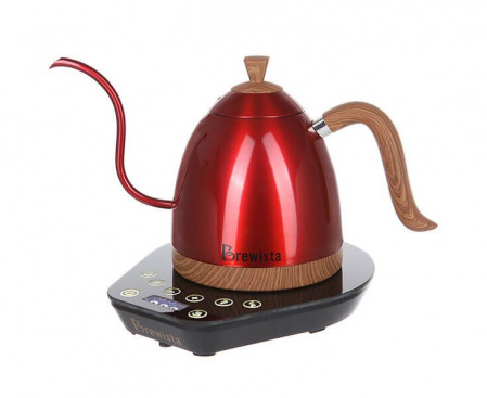 Чайник электрический Artisan Gooseneck Candy Apple Red, 600 мл, стальной, Brewista