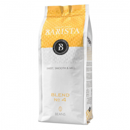 Кофе Barista SCR "Blend №4", свежеобжаренный, в зёрнах, 1000 гр