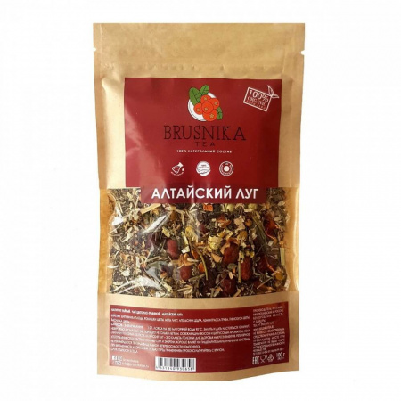 Чай цветочно-травяной Brusnika Tea "Алтайский луг", 100 гр