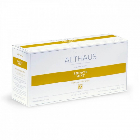 Чай Althaus "Smooth Mint", травяной, 15 пакетиков Grand Pack