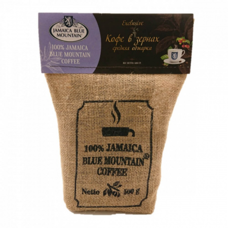 Кофе Jamaica Blue Mountain, в зернах, 500 гр