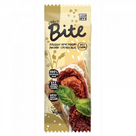 Хлебцы хрустящие Take a Bite "Рисово-гречневые", без соли, 30 гр