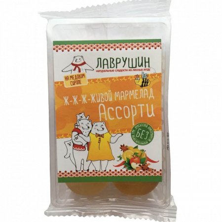 Мармелад Лаврушин "Ассорти", 95 гр