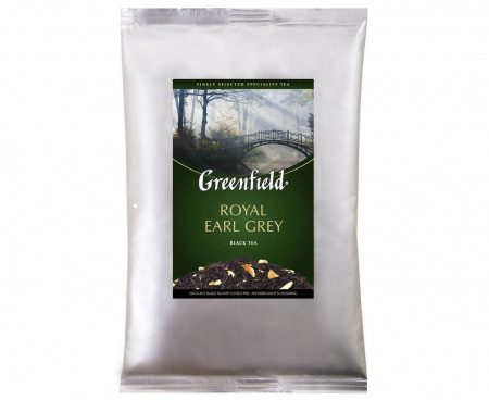 Чай черный листовой Royal Earl Grey, 250 г, Greenfield