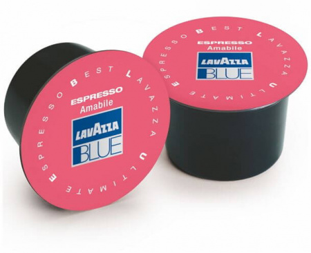 Кофе молотый в капсулах BLUE Espresso Amabile, Lavazza