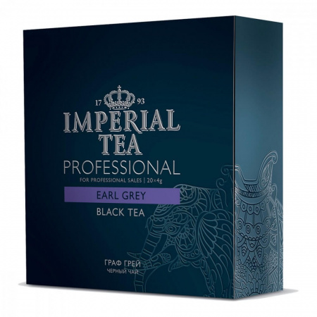 Чай Imperial Tea Professional "Бергамот", черный с добавками, 20 сашетов