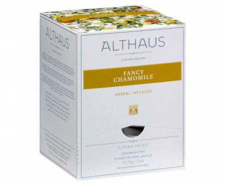 Чай травяной Fancy Chamomile (Благородная Ромашка), 15 пирамидок, Pyra-Pack, Althaus